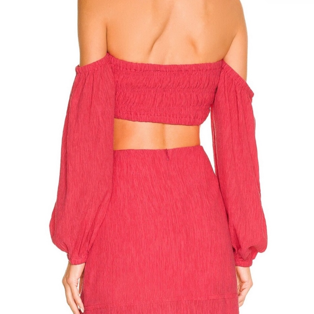 NWT House of Harlow 1960 x REVOLVE Dienna Top in Bright Pink size XL - Picture 2 of 11